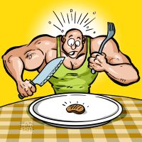 afbeelding bij Hoe eten krachtsporters na de voedingstransitie?
