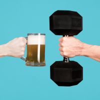 afbeelding bij Alcohol, gezondheid en spierwinst