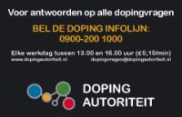 afbeelding bij Meer vragen aan de Doping Infolijn in 2007